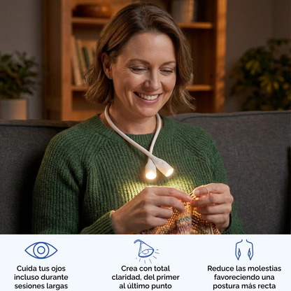 LumiElira – La lámpara de cuello que ilumina tus creaciones y cuida tu vista