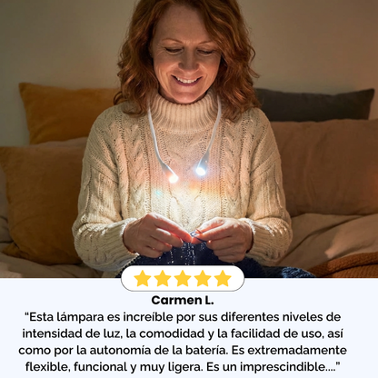 LumiElira – La lámpara de cuello que ilumina tus creaciones y cuida tu vista