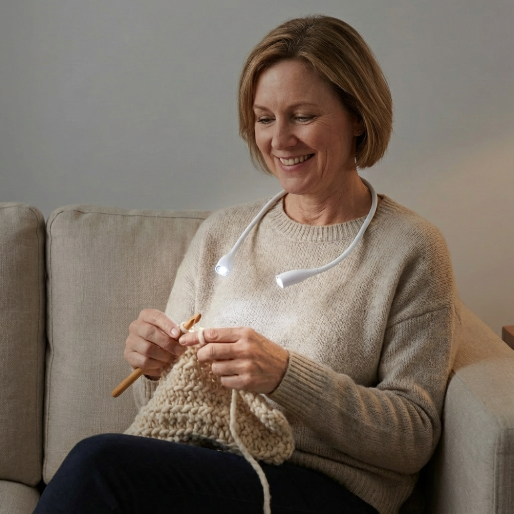 LumiElira – La lámpara de cuello que ilumina tus creaciones y cuida tu vista