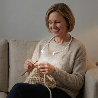 LumiElira – La lámpara de cuello que ilumina tus creaciones y cuida tu vista